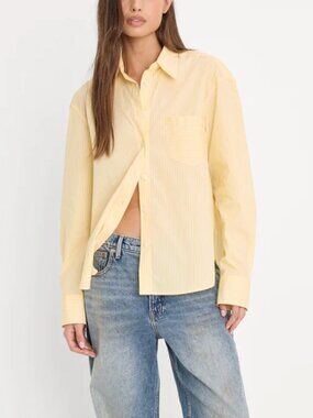 Good American Poplin Classic Boxy Shirt